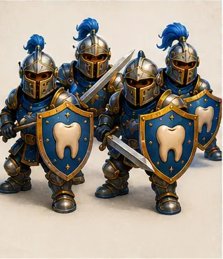 Cavalieri dello Smalto, La squadra che protegge il regno